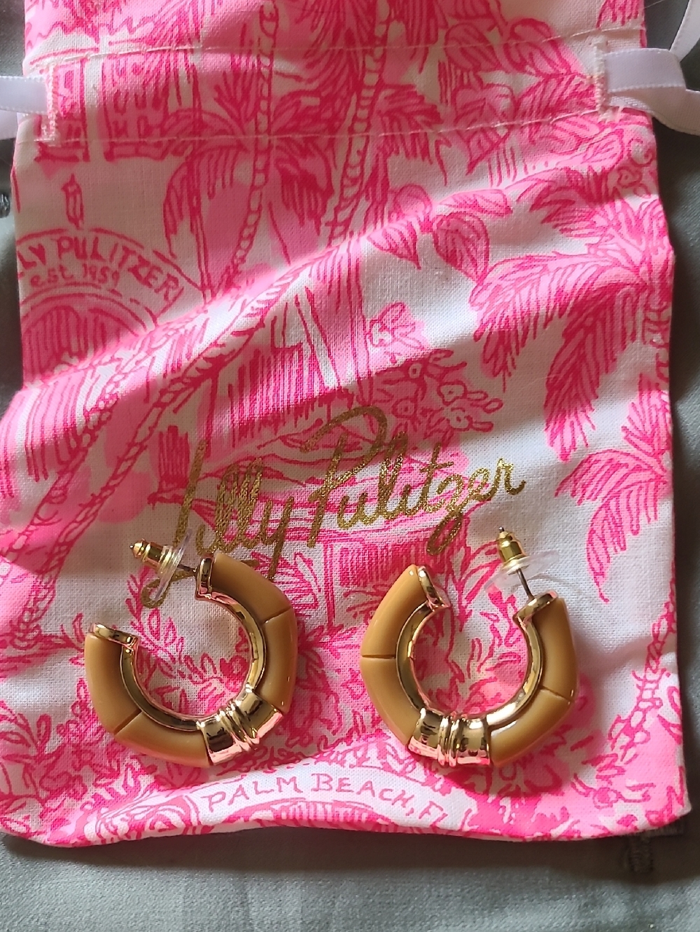 Lilly Pulitzer Hoop Earrings